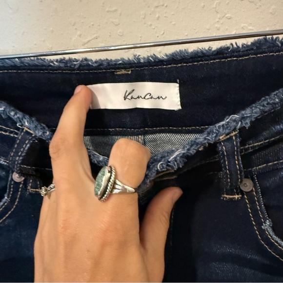 KanCan Danica High Rise Dark Wash Ankle Skinny Jeans - Picture 9 of 10